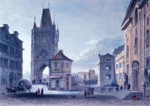 Old Town Bridge Tower by L. and Poppel, J. Lange